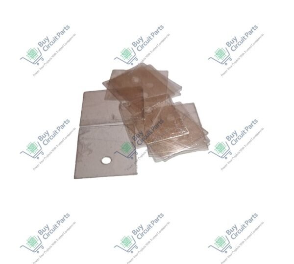 Mica Insulator for 2SC5200 & 2SA1943 Transistors – TO-3P High-Temperature Heat Sink Isolation Sheet