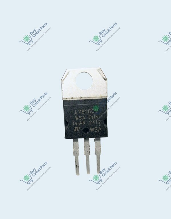 ST L7818CV 18V Voltage Regulator IC – TO-220, 1.5A, Fixed Output, High Quality